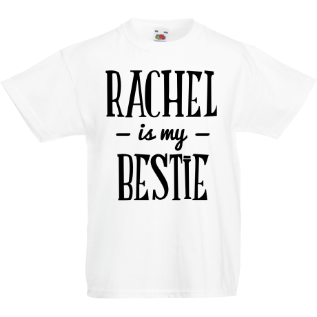 Koszulka dla malucha „Rachel Is My Bestie”