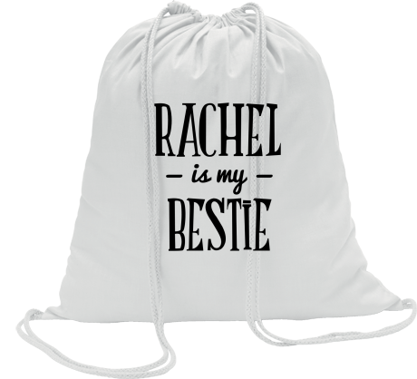 Worko-plecak „Rachel Is My Bestie”