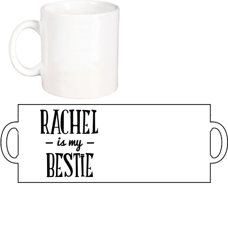 Kubek „Rachel Is My Bestie”
