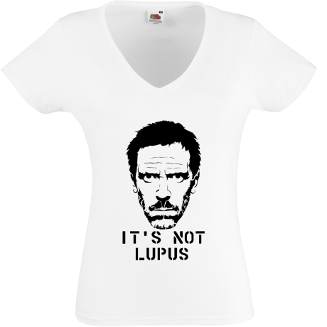 Koszulka damska w serek „It’s Not Lupus”