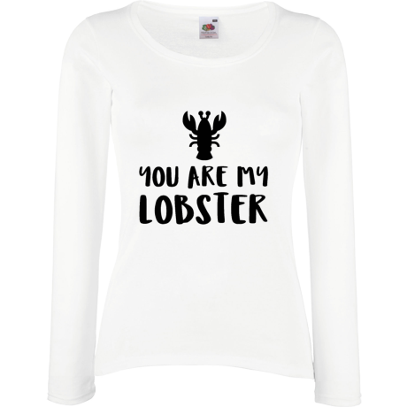 Koszulka damska z długim rękawem „You Are My Lobster”