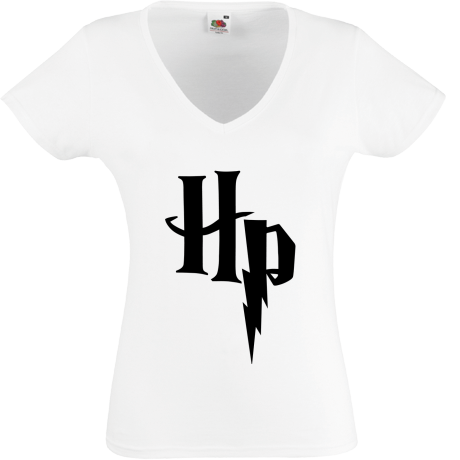 Koszulka damska w serek „Harry Potter Logo”