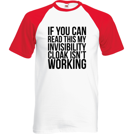 Koszulka bejsbolówka „Invisibility”