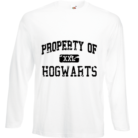 Koszulka z długim rękawem „Property of Hogwarts”
