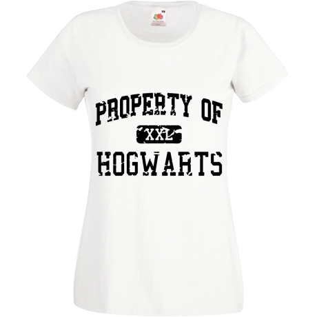 Koszulka damska „Property of Hogwarts”