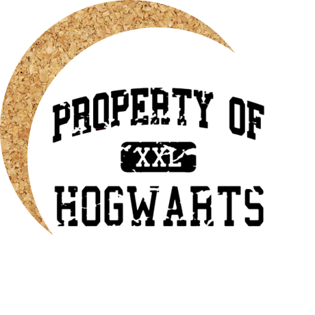 Podkładka pod kubek „Property of Hogwarts”