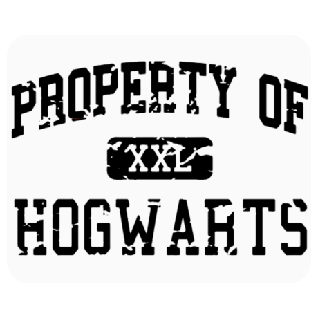 Podkładka pod mysz „Property of Hogwarts”