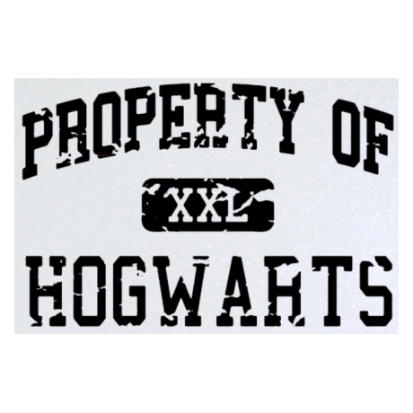 Blacha „Property of Hogwarts”