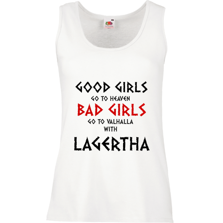 Bezrękawnik damski „Good Girls Go To Haven Bad Girls Go To Valhalla With Lagertha”