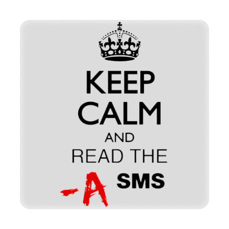 Magnes „Keep Calm and Read the SMS”