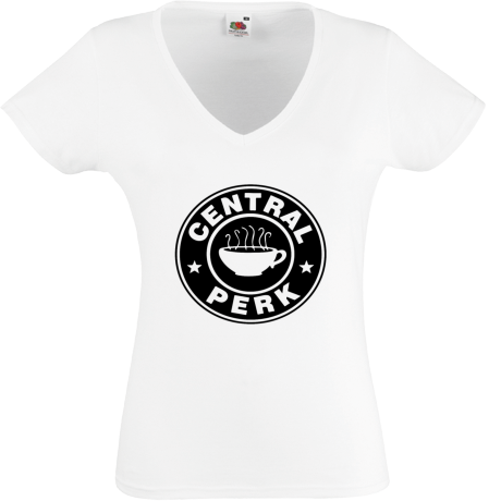 Koszulka damska w serek „Central Perk 2”