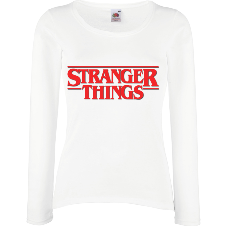 Koszulka damska z długim rękawem „Stranger Things”