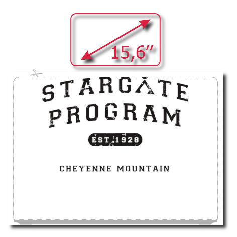 Naklejka na laptop „Stargate Program”