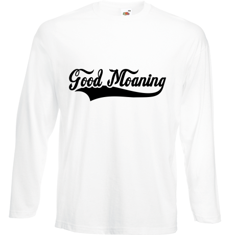 Koszulka z długim rękawem „Good Moaning”