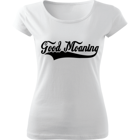 Koszulka damska fit „Good Moaning”