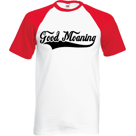 Koszulka bejsbolówka „Good Moaning”