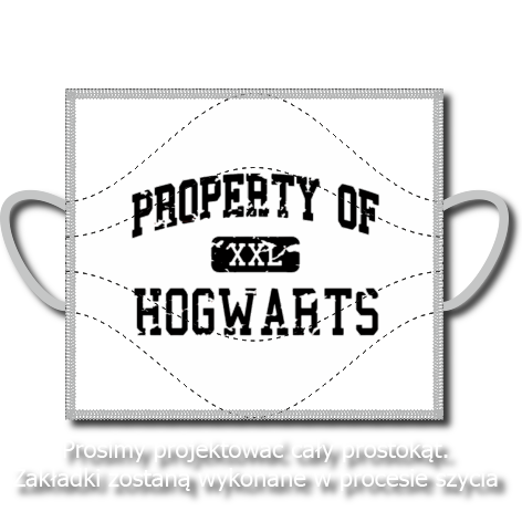 Maseczka „Property of Hogwarts”