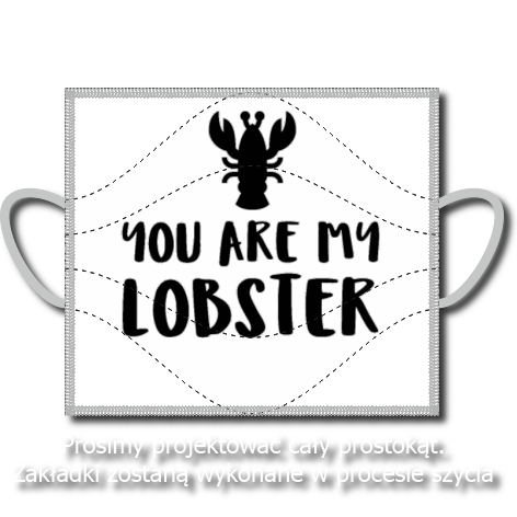 Maseczka „You Are My Lobster”