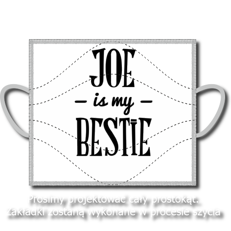 Maseczka „Joe is My Bestie”