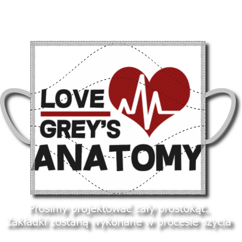 Maseczka „Love Grey’s Anatomy”
