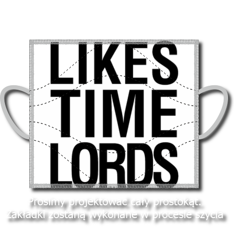 Maseczka „Likes Time Lords”