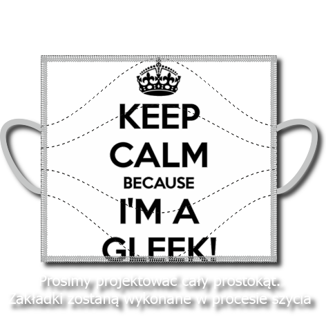 Maseczka „Keep Calm Because I’m A Gleek”