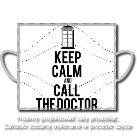 Maseczka „Keep Calm and Call The Doctor”