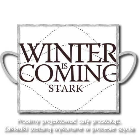 Maseczka „Winter Is Coming Stark”