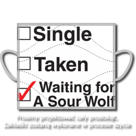 Maseczka „Waiting For a Sour Wolf”