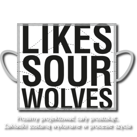 Maseczka „Likes Sour Wolves”