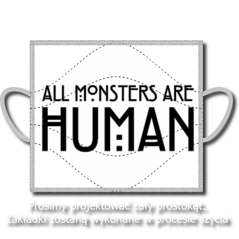 Maseczka „All Monsters Are Human”