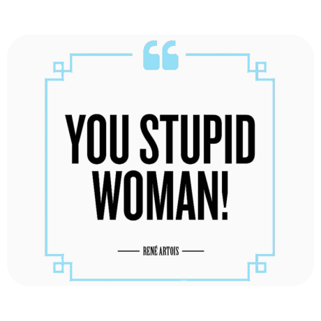 Podkładka pod mysz „You Stupid Woman”