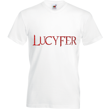 Koszulka w serek „Lucyfer Logo”