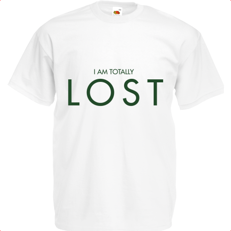 Koszulka dziecięca „I Am Totally Lost”
