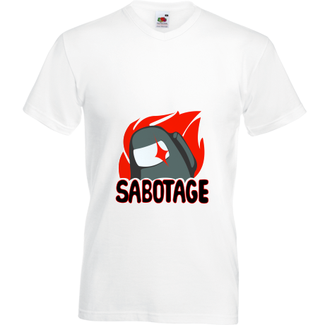 Koszulka w serek „Sabotage”