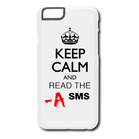 Etui na iPhone „Keep Calm and Read the SMS”
