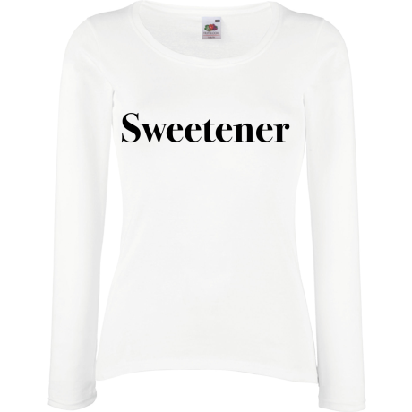 Koszulka damska z długim rękawem „Sweetener”