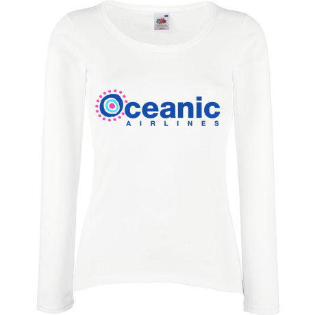 Koszulka damska z długim rękawem „Oceanic Airlines II”