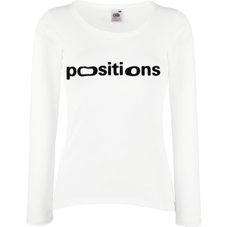 Koszulka damska z długim rękawem „Positions”