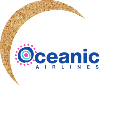 Podkładka pod kubek „Oceanic Airlines II”