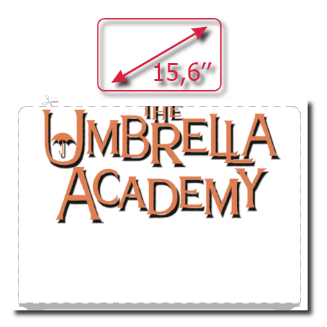 Naklejka na laptop „Umbrella Academy”