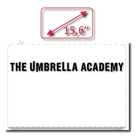 Naklejka na laptop „Umbrella Academy Logo”