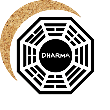 Podkładka pod kubek „Dharma Logo”
