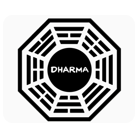 Podkładka pod mysz „Dharma Logo”