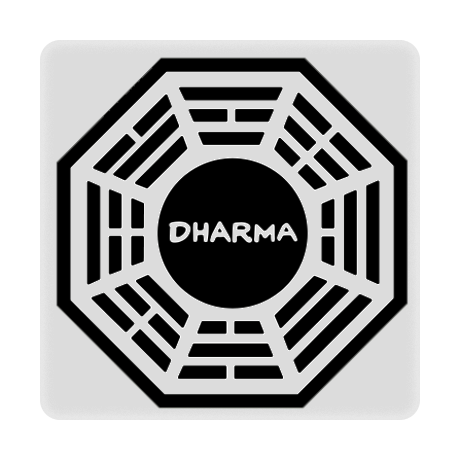 Magnes „Dharma Logo”