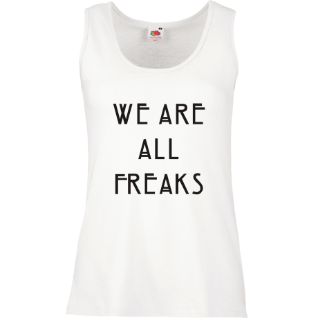 Bezrękawnik damski „We Are All Freaks”