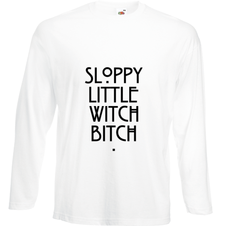 Koszulka z długim rękawem „Sloopy Little Witch Bitch”