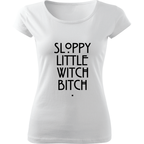 Koszulka damska „Sloopy Little Witch Bitch”