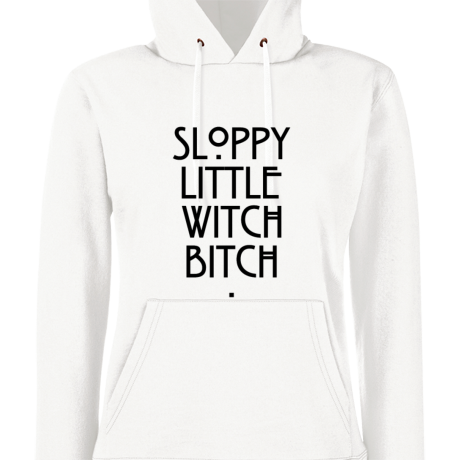 Bluza damska z kapturem „Sloopy Little Witch Bitch”