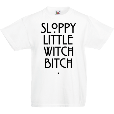 Koszulka dla malucha „Sloopy Little Witch Bitch”